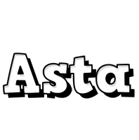 Asta snowing logo