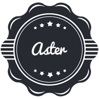 Aster badge logo