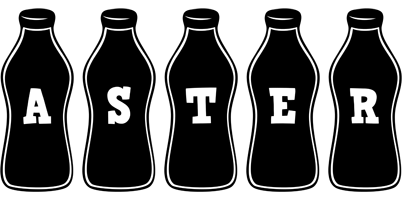 Aster bottle logo