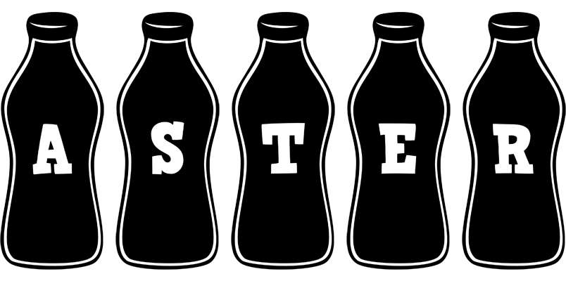 Aster bottle logo