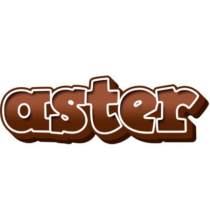 Aster brownie logo