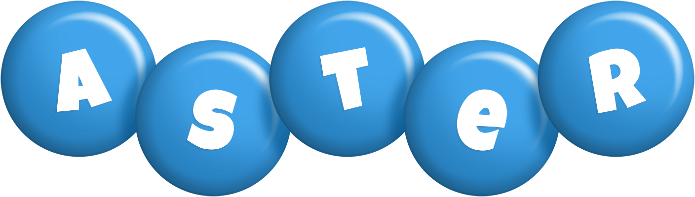 Aster candy-blue logo