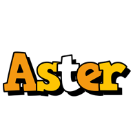 Aster cartoon logo