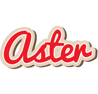 Aster chocolate logo