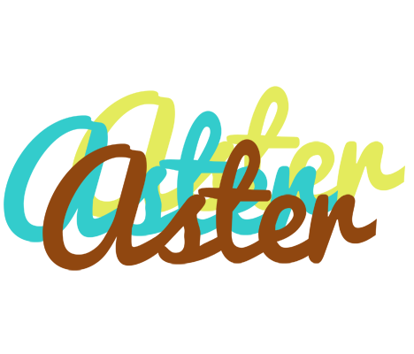 Aster cupcake logo