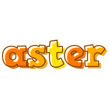 Aster desert logo