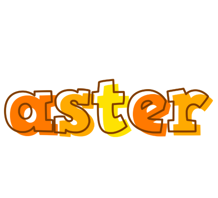Aster desert logo