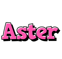 Aster girlish logo