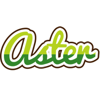 Aster golfing logo