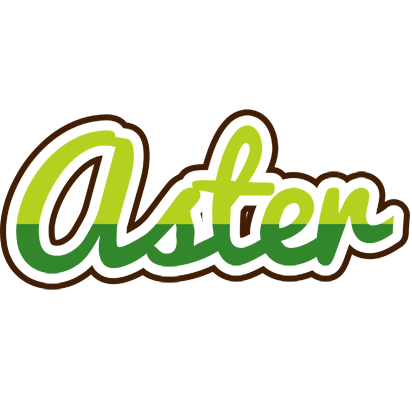 Aster golfing logo