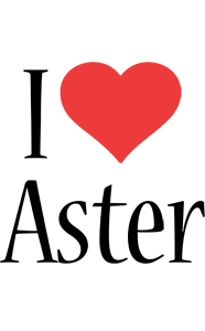 Aster i-love logo