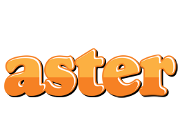 Aster orange logo