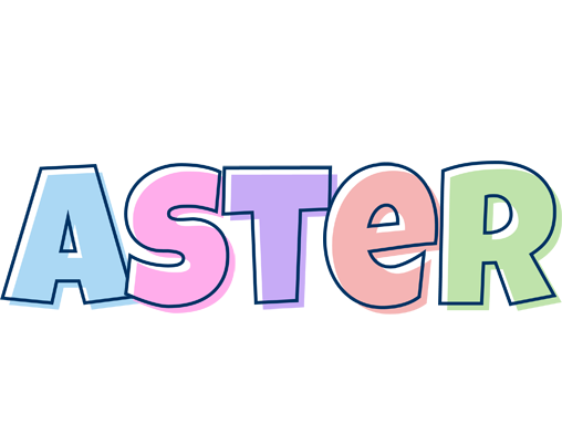 Aster pastel logo