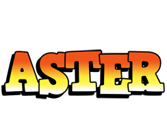Aster sunset logo