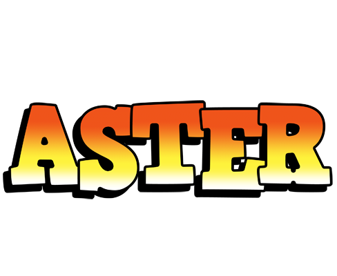 Aster sunset logo