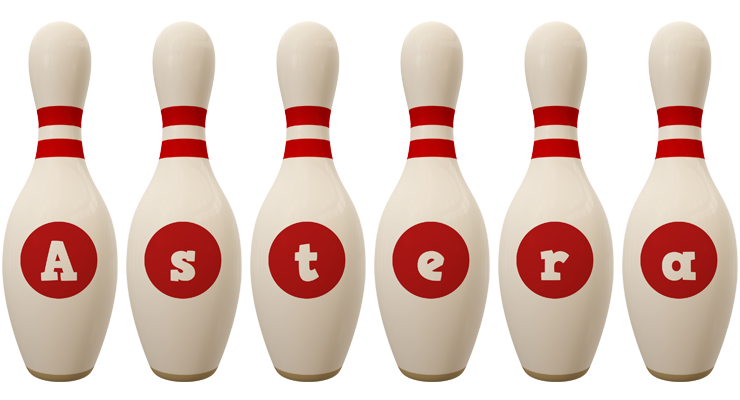 Astera bowling-pin logo