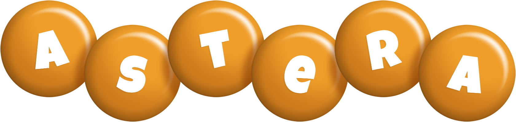 Astera candy-orange logo