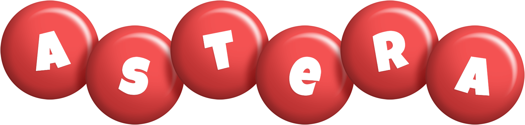 Astera candy-red logo