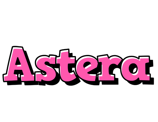 Astera girlish logo