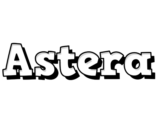 Astera snowing logo