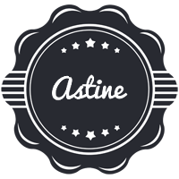 Astine badge logo