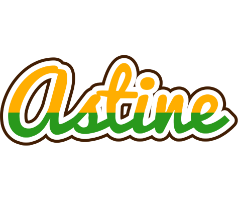 Astine banana logo