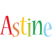 Astine birthday logo