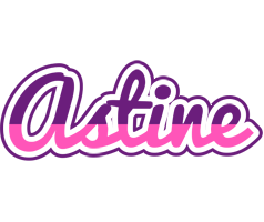 Astine cheerful logo