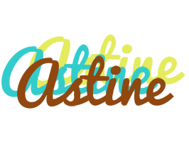 Astine cupcake logo