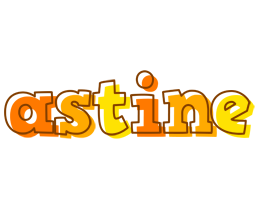 Astine desert logo