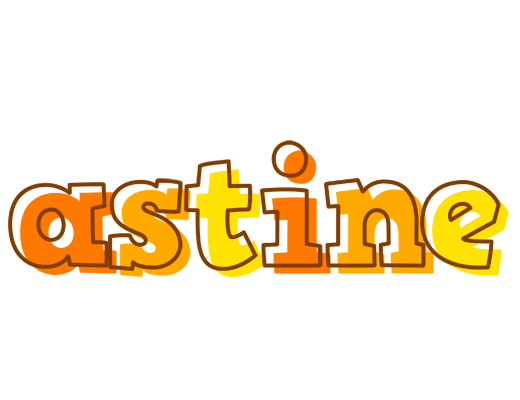 Astine desert logo