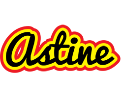 Astine flaming logo