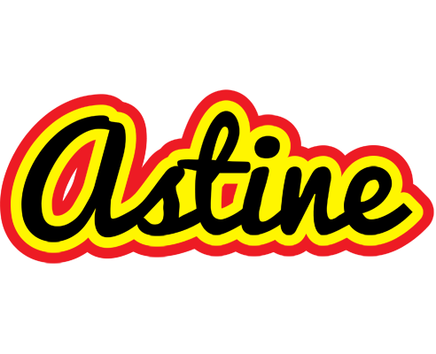 Astine flaming logo