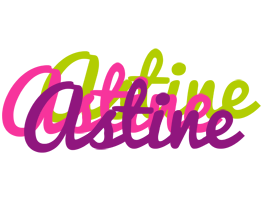 Astine flowers logo