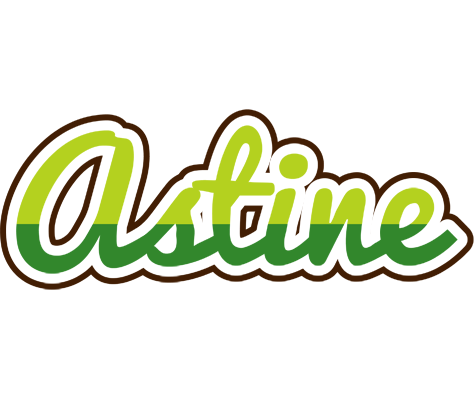 Astine golfing logo