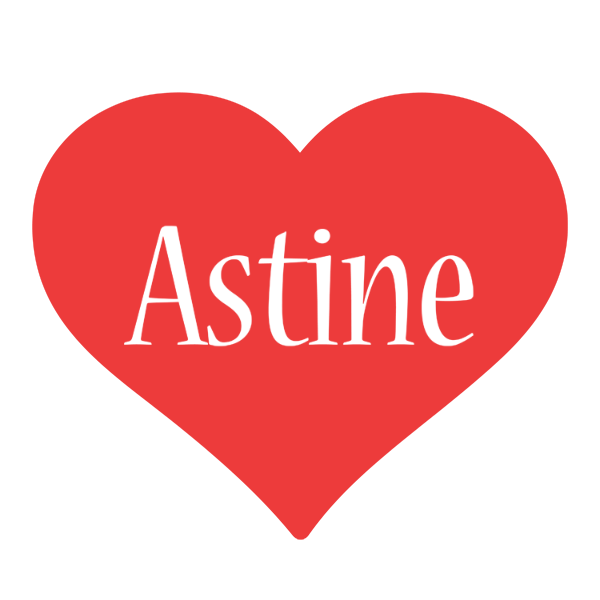 Astine love logo
