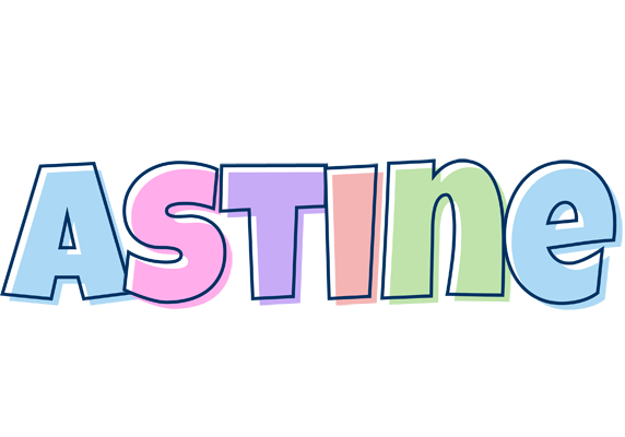 Astine pastel logo