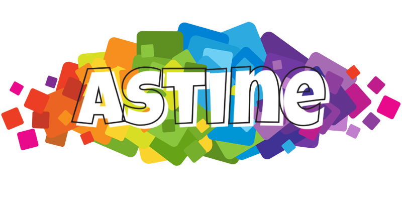 Astine pixels logo