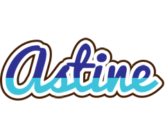 Astine raining logo