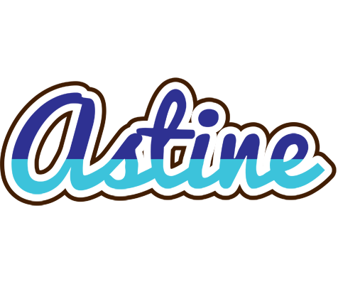 Astine raining logo