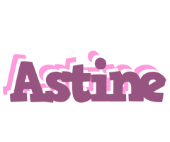 Astine relaxing logo