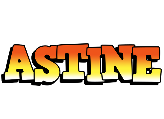 Astine sunset logo