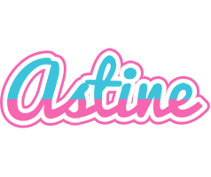 Astine woman logo