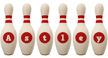 Astley bowling-pin logo