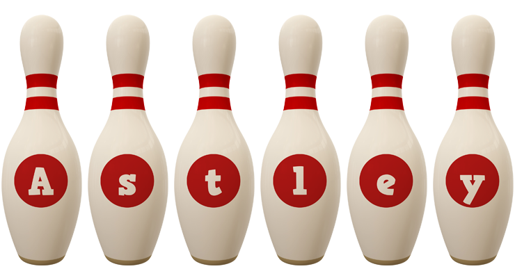 Astley bowling-pin logo