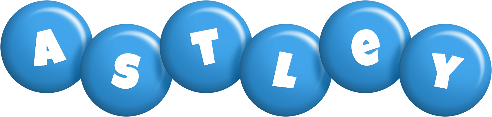 Astley candy-blue logo
