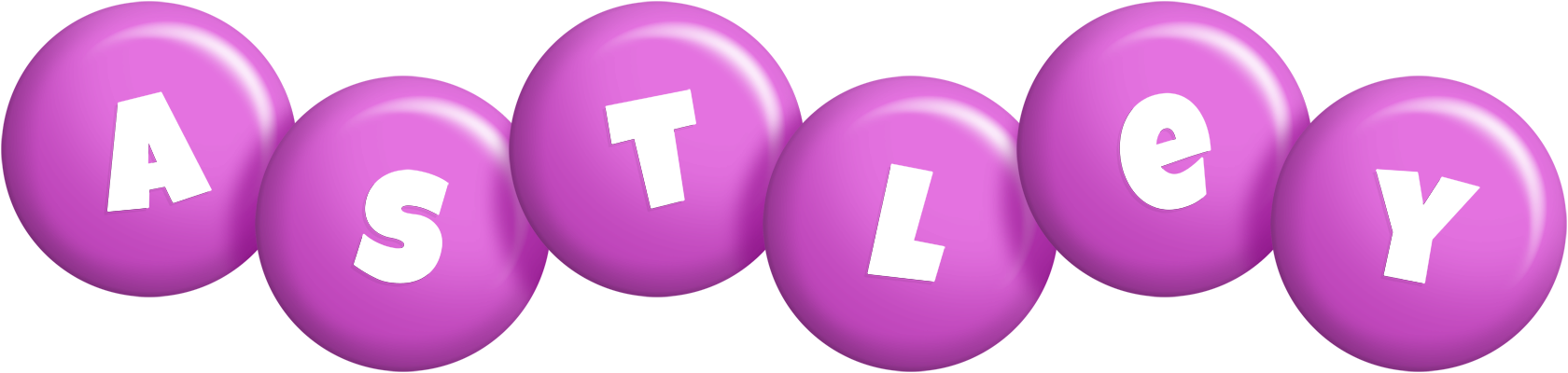 Astley candy-purple logo