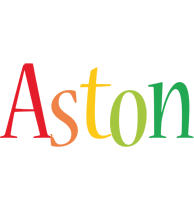 Aston birthday logo