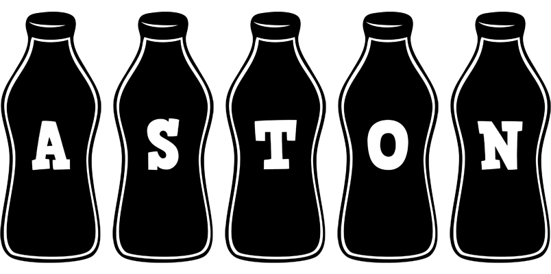 Aston bottle logo