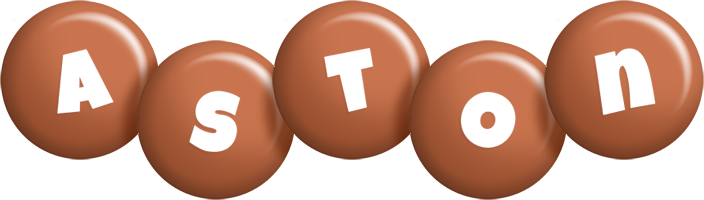 Aston candy-brown logo